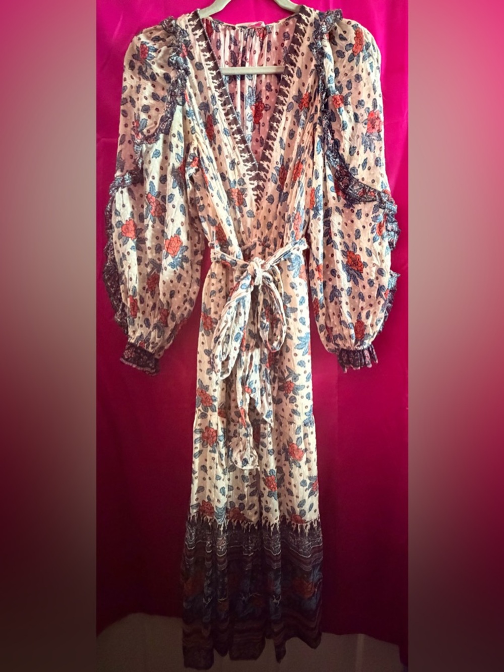 Ulla Johnson Silk Floral Dress